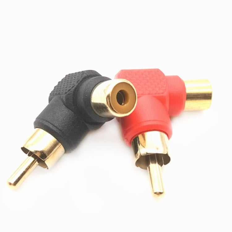 20 PCS / 10 Pairs L-shaped Lotus RCA Right Angle Elbow RCA Male to Female Audio Adapter(Color Random Delivery) - RCA Adapter by PMC TechLife | Online Shopping South Africa | PMC TechLife | Buy Now Pay Later Mobicred