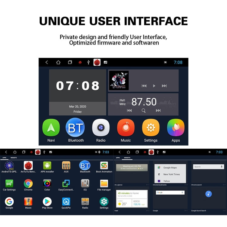 Suitable for Volkswagen 7-inch Car Multimedia Player Navigation Bluetooth Reversing Integrated Machine Android 10.0, Specification: 2+16G - free shipping - PMC TechLife - Order now!