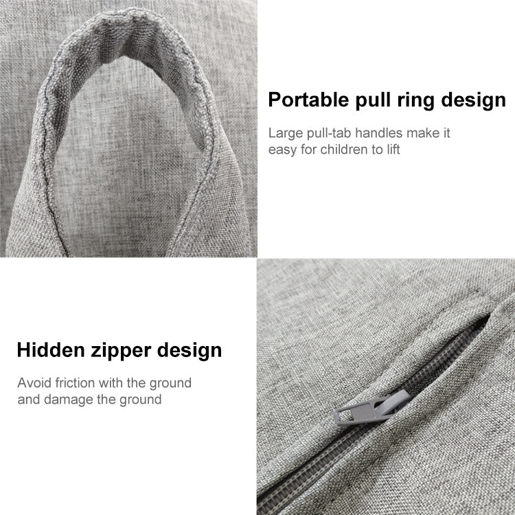 Lazy Sofa Bean Bag Chair Fabric Cover, Size: 80x90cm(Red) - Sofa Covers & Chair Covers by PMC TechLife | Online Shopping South Africa | PMC TechLife | Buy Now Pay Later Mobicred