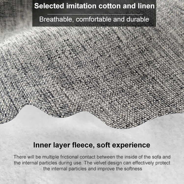 Lazy Sofa Bean Bag Chair Fabric Cover, Size: 80x90cm(Black) - Sofa Covers & Chair Covers by PMC TechLife | Online Shopping South Africa | PMC TechLife | Buy Now Pay Later Mobicred