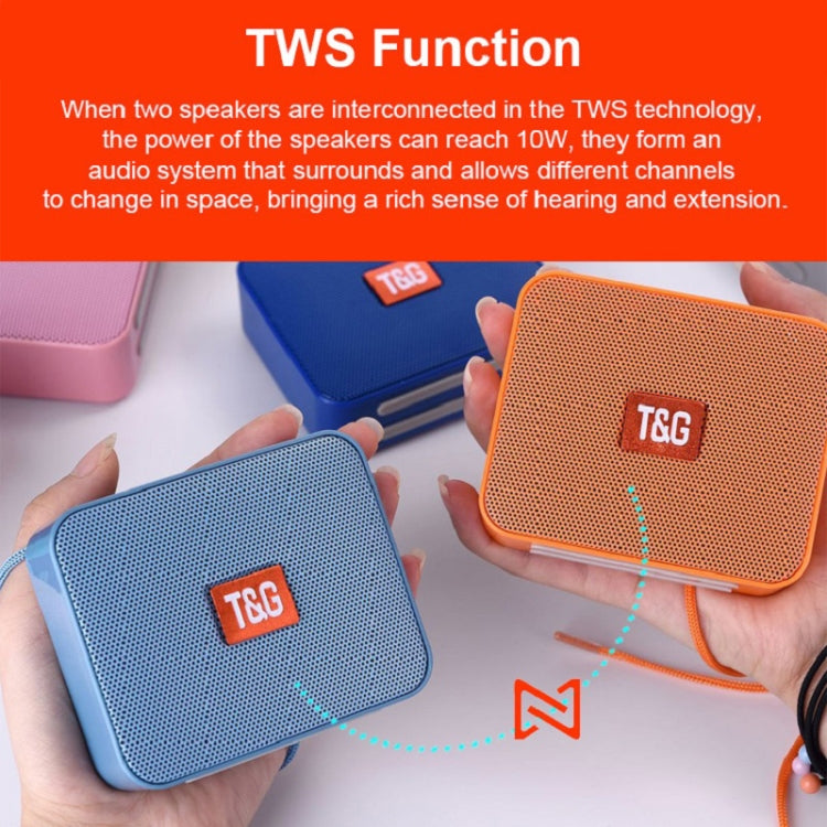 T&G TG166 Color Portable Wireless Bluetooth Small Speaker(Red) - Mini Speaker by T&G | Online Shopping South Africa | PMC TechLife | Buy Now Pay Later Mobicred