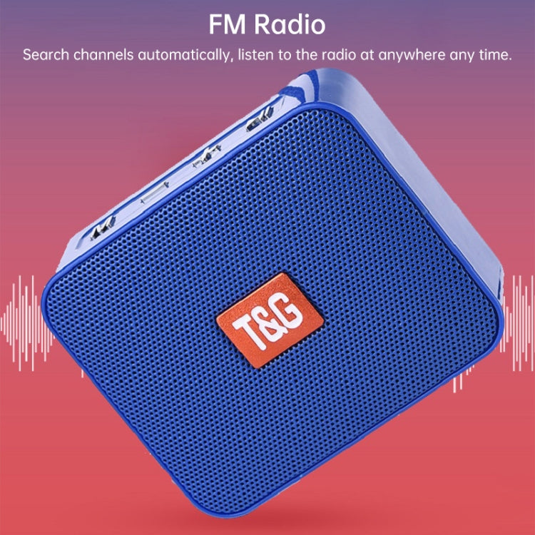 T&G TG166 Color Portable Wireless Bluetooth Small Speaker(Silver Gray) - Mini Speaker by T&G | Online Shopping South Africa | PMC TechLife