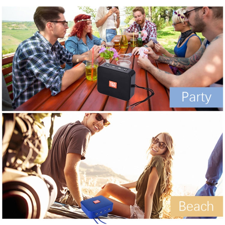 T&G TG166 Color Portable Wireless Bluetooth Small Speaker(Silver Gray) - Mini Speaker by T&G | Online Shopping South Africa | PMC TechLife