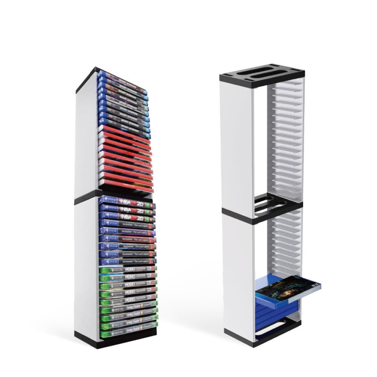 DOBE Console Game Cd Storage Rack Can Accommodate 36 Double-Layer Disc Racks For PS5 - free shipping - PMC TechLife - Order now!