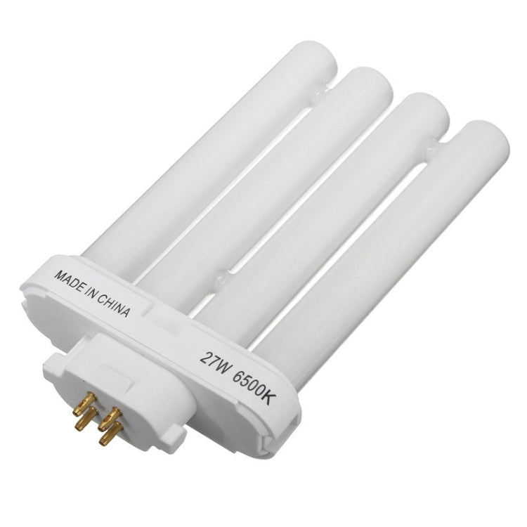 4 Rows Light Bulb 27W 6500K 4PinTube Compact Fluorescent Light Tube Energy Saving Lamp Bulb Tube Pure White Lighting -  by PMC TechLife | Online Shopping South Africa | PMC TechLife