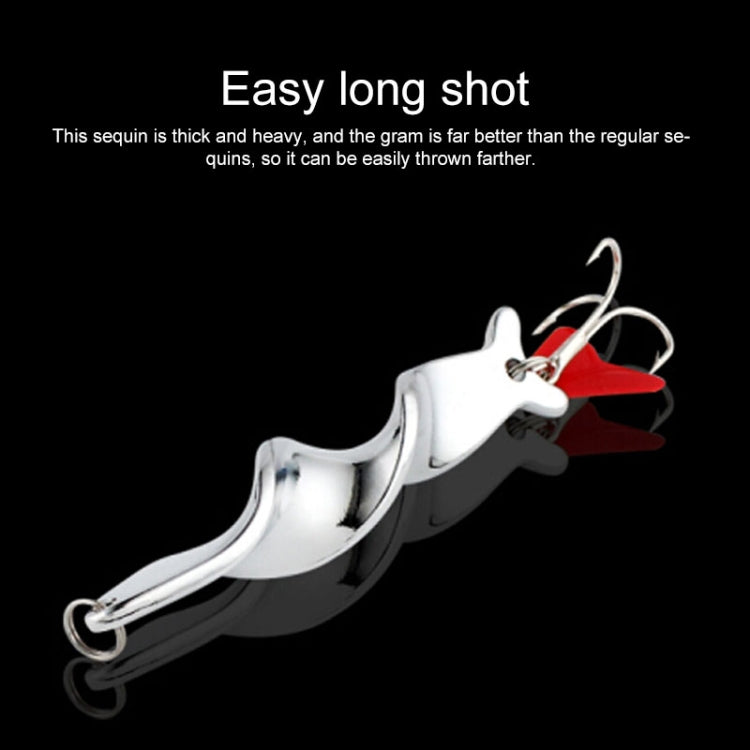 Rotating Metal Spinner Fishing Lure Hard Baits Fish Hook Tackle, Weight:10g - Fishing Hooks by PMC TechLife | Online Shopping South Africa | PMC TechLife | Buy Now Pay Later Mobicred