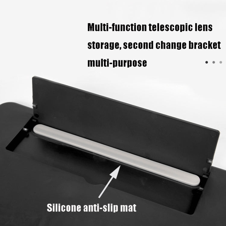 12 inch Pull-out Typed Ultra-clear 3D Mobile Phone Screen Stretching Bracket Amplifier(White) - Screen Magnifier by PMC TechLife | Online Shopping South Africa | PMC TechLife