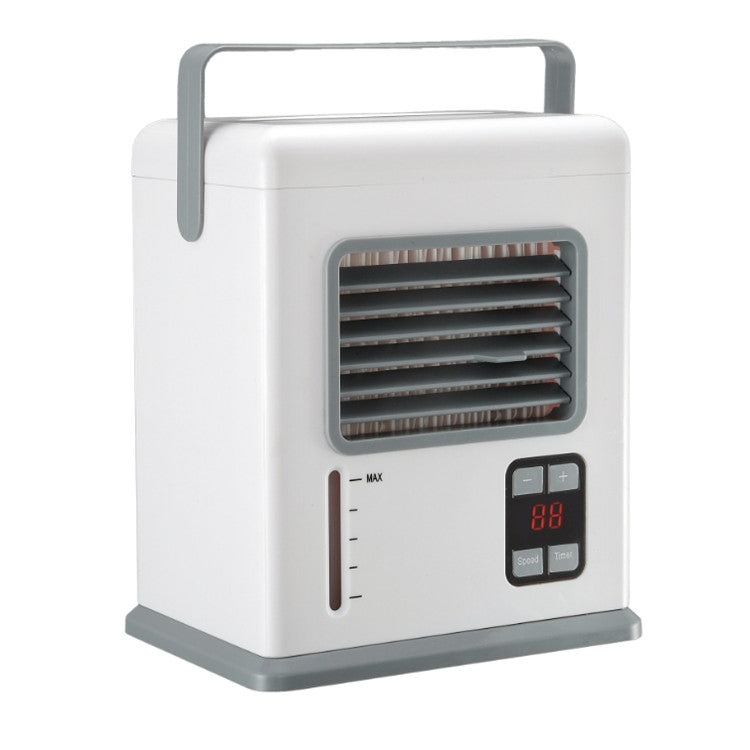 Desktop Air Cooler Battery Plug-in Dual-use Air Conditioning Intelligent Digital Display Mini Air Cooler - Electric Fans by PMC TechLife | Online Shopping South Africa | PMC TechLife