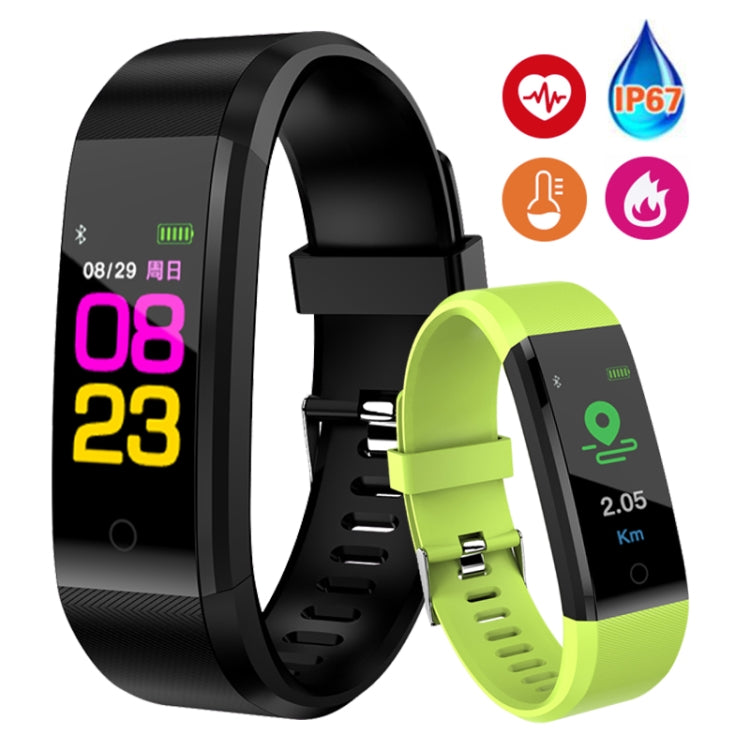 ID115 Plus Smart Bracelet Fitness Heart Rate Monitor Blood Pressure Pedometer Health Running Sports SmartWatch for IOS Android(dark blue) - Smart Wristbands by PMC TechLife | Online Shopping South Africa | PMC TechLife | Buy Now Pay Later Mobicred