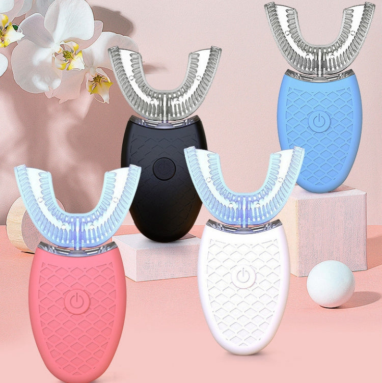 Lazy U-shaped Mouth Whitening Tooth Electric Toothbrush(White) - free shipping - PMC TechLife - Order now!