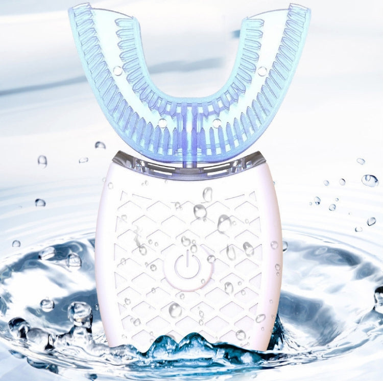 Lazy U-shaped Mouth Whitening Tooth Electric Toothbrush(Pink) - free shipping - PMC TechLife - Order now!