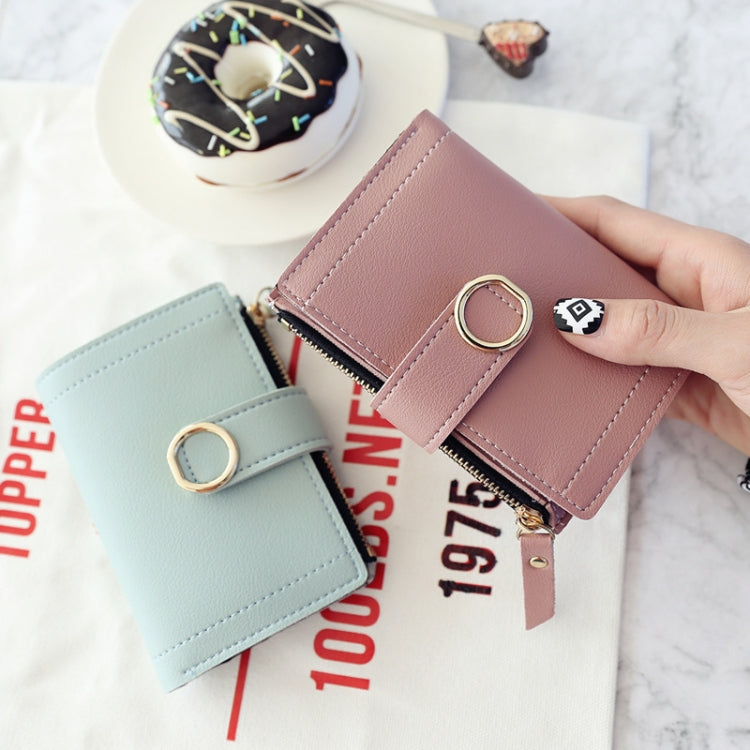 Women Wallets Small Fashion Leather Purse Ladies Card Bag For Female Purse Money Clip Wallet(Gray) - Wallets by PMC TechLife | Online Shopping South Africa | PMC TechLife