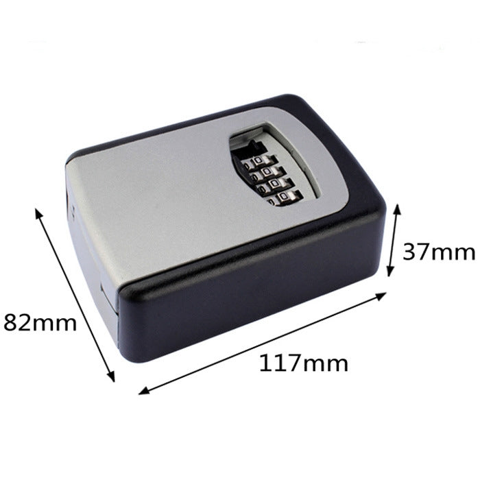 Safety Home Durable Storage Box Key Hider 4 Digit Security Secret Code Lock Wall Mounted Combination Password Keys Box - free shipping - PMC TechLife - Order now!