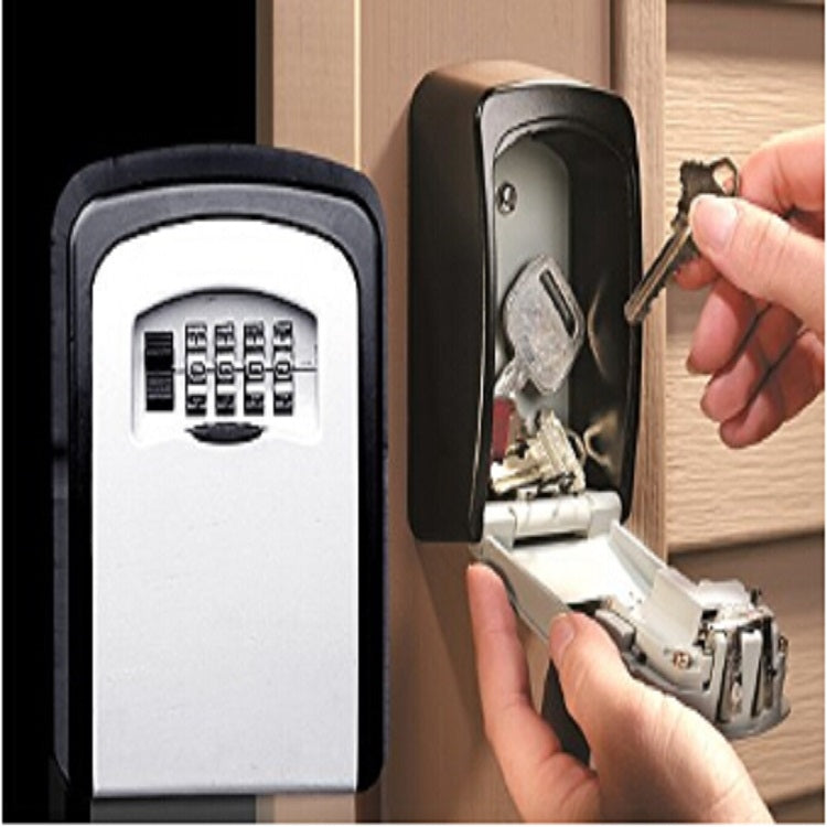 Safety Home Durable Storage Box Key Hider 4 Digit Security Secret Code Lock Wall Mounted Combination Password Keys Box - free shipping - PMC TechLife - Order now!