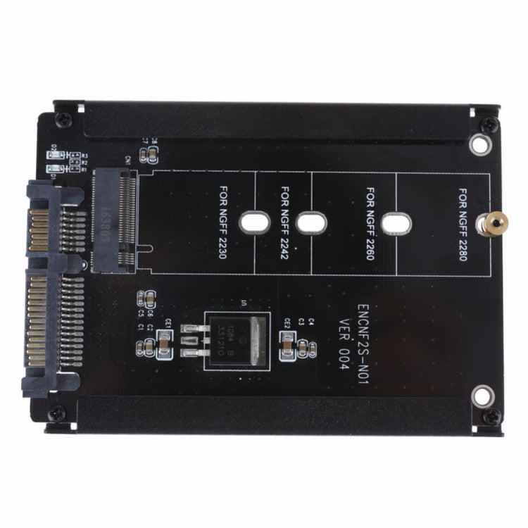 Metal Case CYB + M Socket 2 M.2 NGFF (SATA) SSD to 2.5 SATA Adapter for 2230/2242/2260/2280mm M2 NGFF SSD Solid State Hard Drive - Add-on Cards by PMC TechLife | Online Shopping South Africa | PMC TechLife