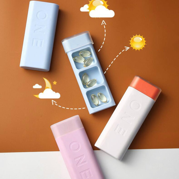 Portable Mini Dispensing Pill Box to Store Pill Sealed Box(Sky Blue) - Pill Boxes by PMC TechLife | Online Shopping South Africa | PMC TechLife
