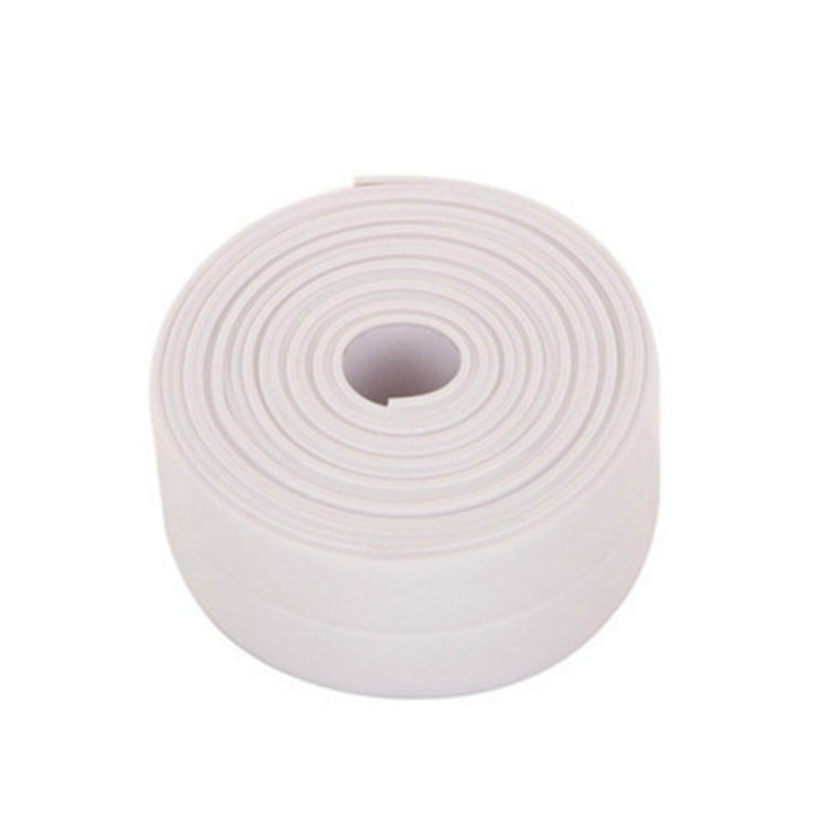 Durable PVC Material Waterproof Mold Proof Adhesive Tape  Kitchen Bathroom Wall Sealing Tape, Width:2.2cm x 3.2m(White) - free shipping - PMC TechLife - Order now!