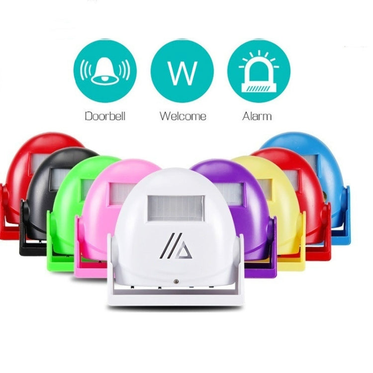 Wireless Intelligent Doorbell Infrared Motion Sensor Voice Prompter Warning Door Bell Alarm(White) - free shipping - PMC TechLife - Order now!