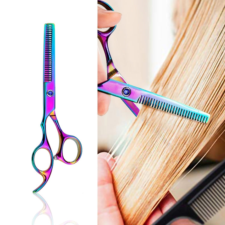 Professional Hair Cutting Scissor Hairdressing Kit Thinning Scissors Barber(Black Thinning���SXLC-602T)) - Hair Trimmer by PMC TechLife | Online Shopping South Africa | PMC TechLife | Buy Now Pay Later Mobicred