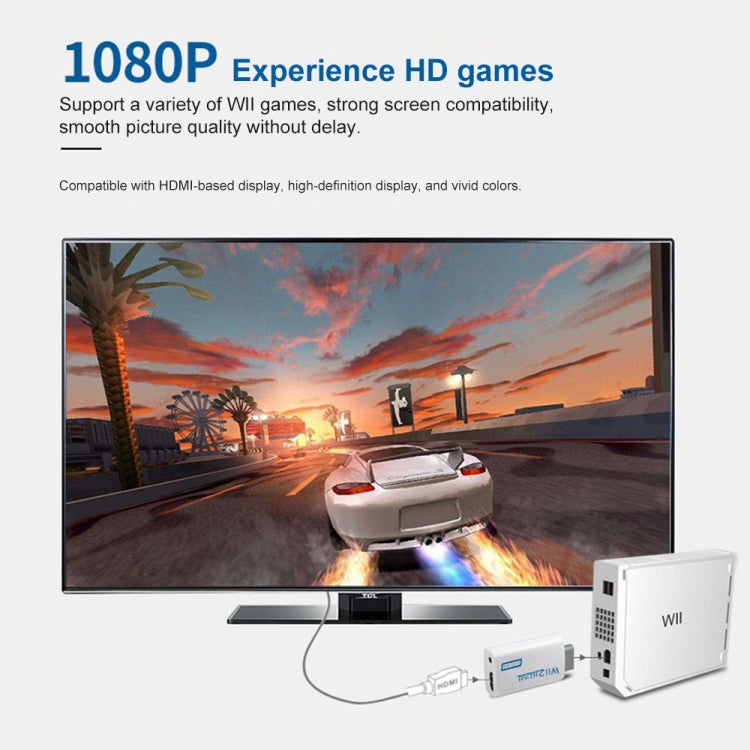 Plug and Play Wii to HDMI 1080p Converter Adapter Wii 2 hdmi 3.5mm Audio Box Wii-link for Nintendo Wii - free shipping - PMC TechLife - Order now!