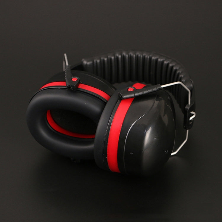 Soundproof Earmuffs Noise-Proof Sleep Earmuffs Industrial Protective Earmuffs Ear Caps(Red Black) - Earmuff & Pad by PMC TechLife | Online Shopping South Africa | PMC TechLife