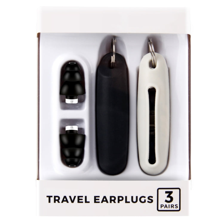 Anti-Noise Sleep Earplugs Silicone Soundproof Earplugs Industrial Noise Cancelling Silent Earplugs(Black) - Earmuff & Pad by PMC TechLife | Online Shopping South Africa | PMC TechLife