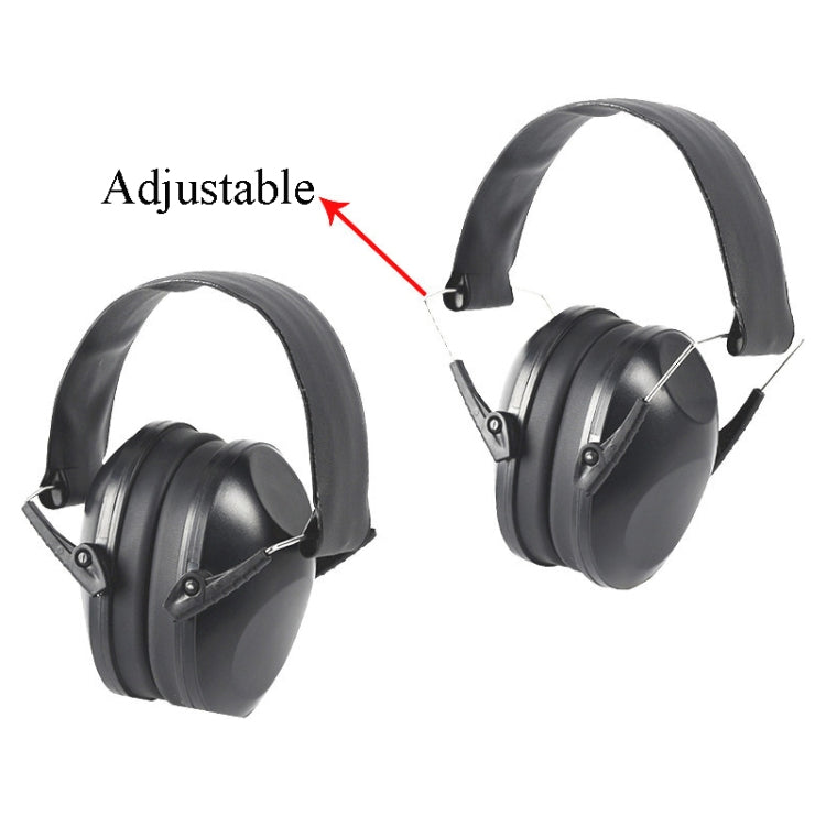 Learn Sleep Industry Noise Cancelling Earmuffs Shooting Soundproof Earmuffs(Black) - Earmuff & Pad by PMC TechLife | Online Shopping South Africa | PMC TechLife