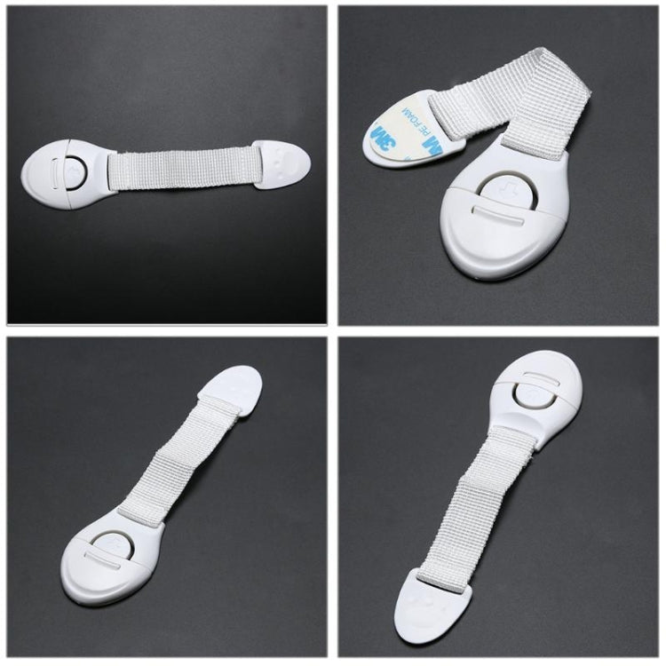 10 PCS Cabinet Door Lock Kids Drawer Locker Security Invisible Locks for Home Storage Child Lock Baby Safety Cabinet Lock - Safety Equipment by PMC TechLife | Online Shopping South Africa | PMC TechLife