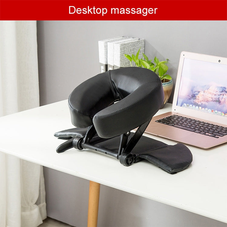 Adjustable Headrest Face Pillow Family Massage Beauty Cradle Rest Pad For Desk(Black Color) - free shipping - PMC TechLife - Order now!