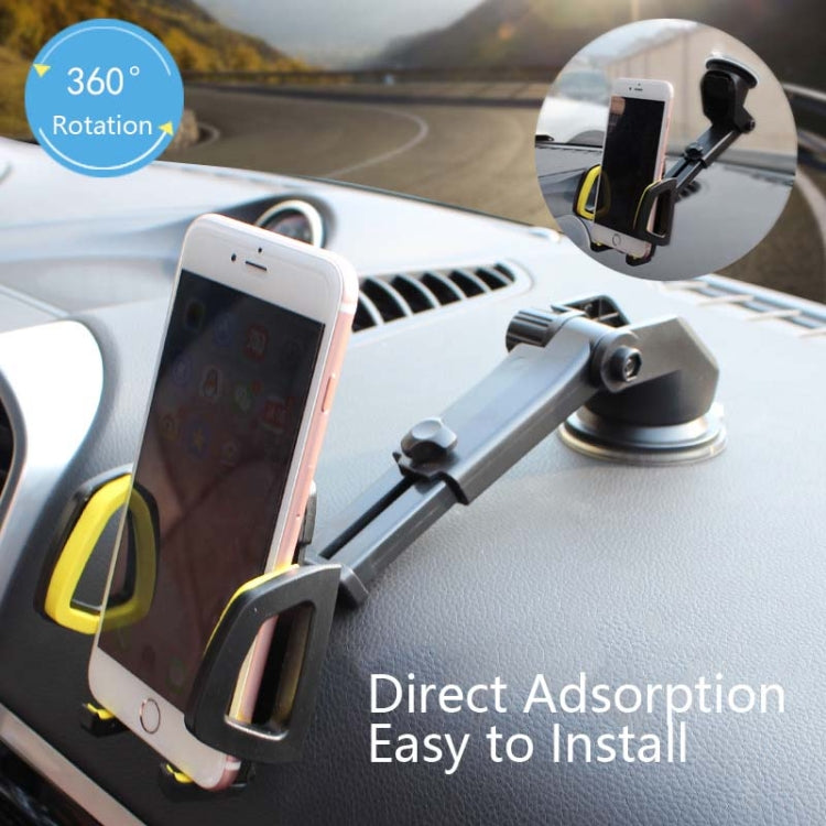 Car Phone Holder Car Air Outlet Mobile Phone Holder Suction Cup Navigation Instrument Panel General, Style:3 in 1(Blue) - Car Holders by PMC TechLife | Online Shopping South Africa | PMC TechLife