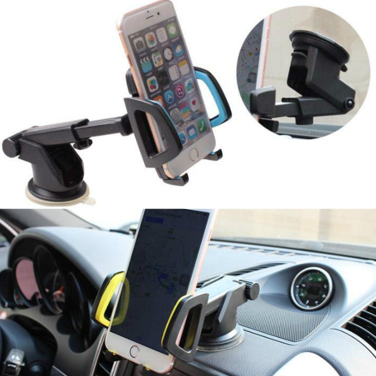 Car Phone Holder Car Air Outlet Mobile Phone Holder Suction Cup Navigation Instrument Panel General, Style:3 in 1(Blue) - Car Holders by PMC TechLife | Online Shopping South Africa | PMC TechLife