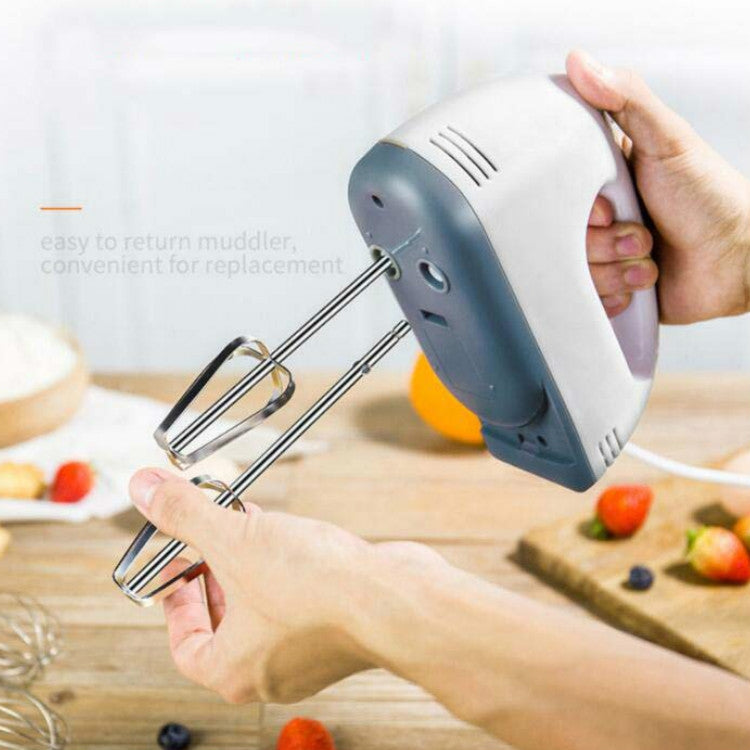 Whisk Electric Household Mini Whisk Baking Small Whipped Cream Machine, Specification:US Plug+4 Stirring Rods - Stirrer & Squeezer by PMC TechLife | Online Shopping South Africa | PMC TechLife