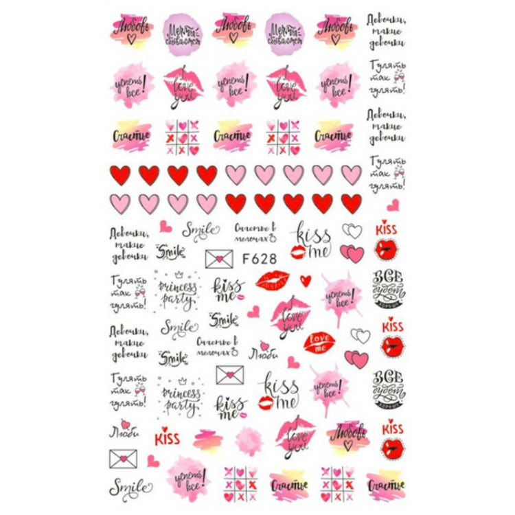10pcs 3D Adhesive Butterfly Retro Rose Color Nail Art Sticker(F-628) - free shipping - PMC TechLife - Order now!