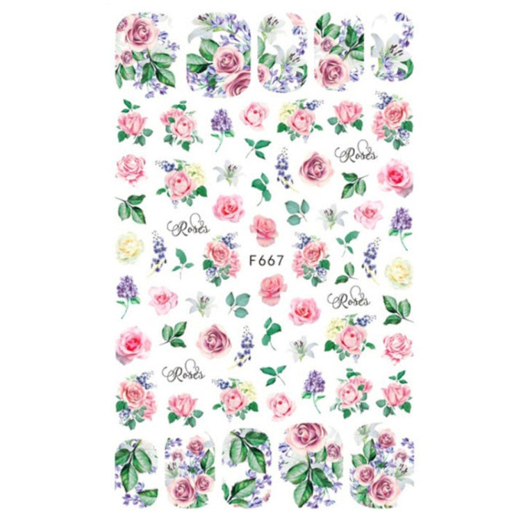 10pcs 3D Adhesive Butterfly Retro Rose Color Nail Art Sticker(F-667) - free shipping - PMC TechLife - Order now!