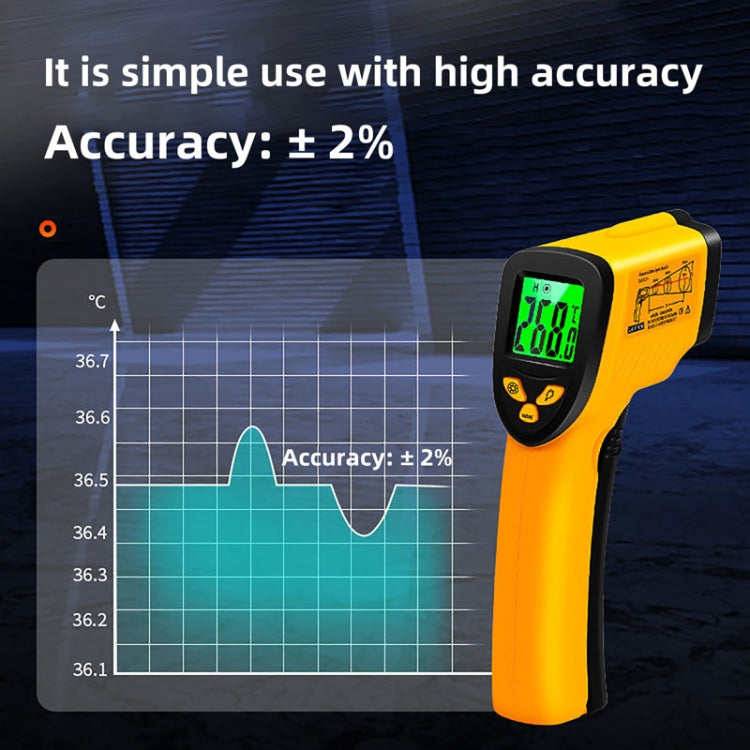 BSIDE H1 550 Degree Celsius Infrared Thermometer Handheld Non-Contact Thermometer - Thermostat & Thermometer by BSIDE | Online Shopping South Africa | PMC TechLife | Buy Now Pay Later Mobicred