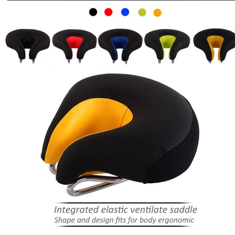 Noseless Bicycle Saddle Mountain Bike Thickened  Soft Cushion(Blue) - Bicycle Saddle by PMC TechLife | Online Shopping South Africa | PMC TechLife