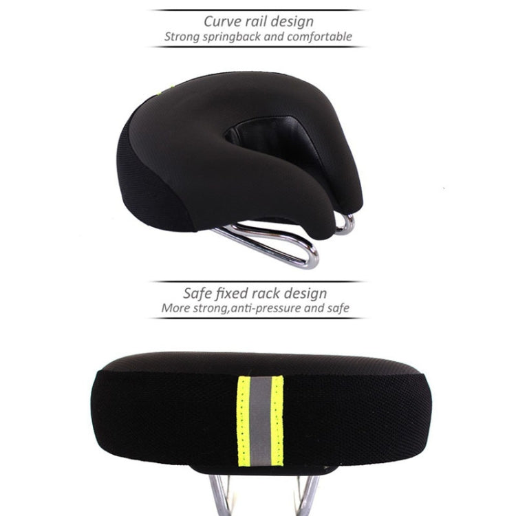 Noseless Bicycle Saddle Mountain Bike Thickened  Soft Cushion(Yellow) - free shipping - PMC TechLife - Order now!
