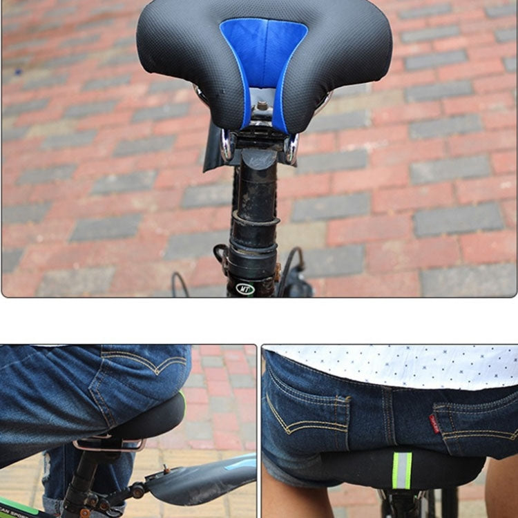 Noseless Bicycle Saddle Mountain Bike Thickened  Soft Cushion(Blue) - Bicycle Saddle by PMC TechLife | Online Shopping South Africa | PMC TechLife