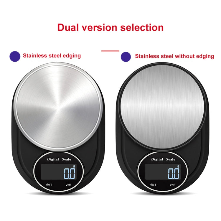 Home Kitchen Electronic Scale High Precision Stainless Steel Jewelry Scale, Style:Hemming, Specification:5kg/0.1g - free shipping - PMC TechLife - Order now!
