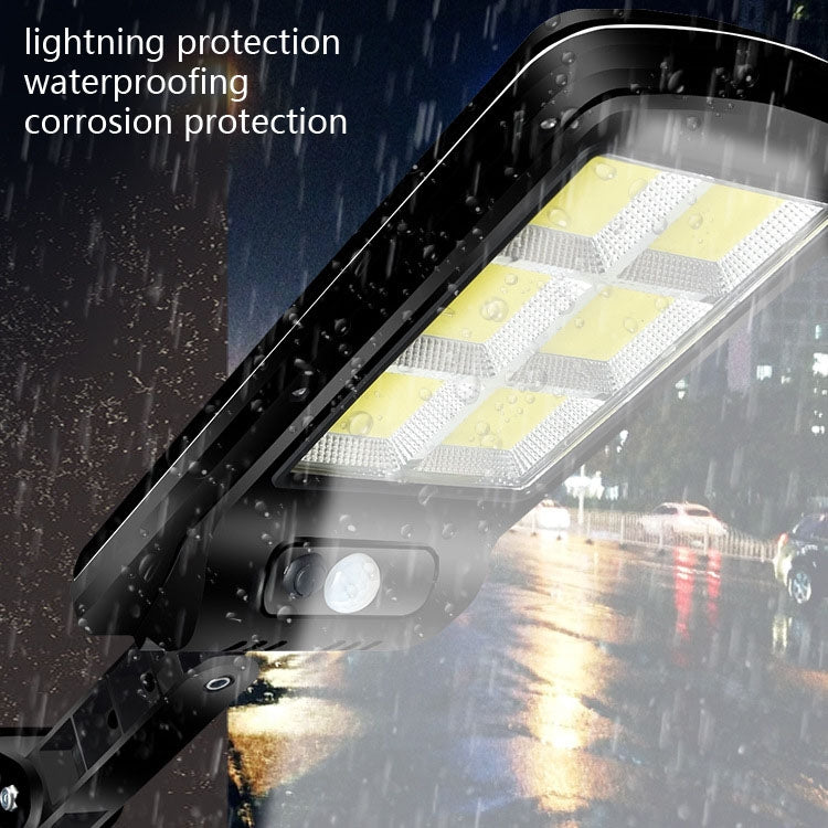 30W Solar Power Human Body Induction + Light Control Street Light Multi-Function Remote Control Outdoor Lighting 6COB with RC - LED Street Light by PMC TechLife | Online Shopping South Africa | PMC TechLife