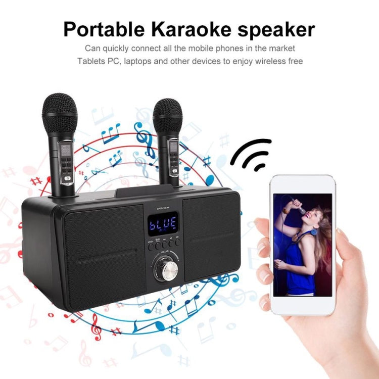 SDRD SD309 Wireless Microphone Bluetooth Audio All-In-One Machine(Black) - Microphone by PMC TechLife | Online Shopping South Africa | PMC TechLife