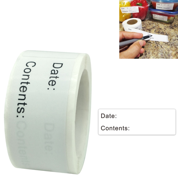 10 PCS Roll Home Kitchen Food Marking Date Sticker Label, Size: 1 x 3 inch(A-106) - Printer Paper & Stickers by PMC TechLife | Online Shopping South Africa | PMC TechLife