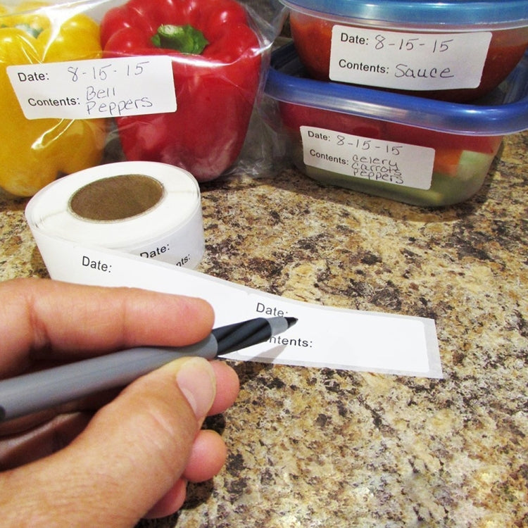 10 PCS Roll Home Kitchen Food Marking Date Sticker Label, Size: 1 x 3 inch(A-106) - Printer Paper & Stickers by PMC TechLife | Online Shopping South Africa | PMC TechLife