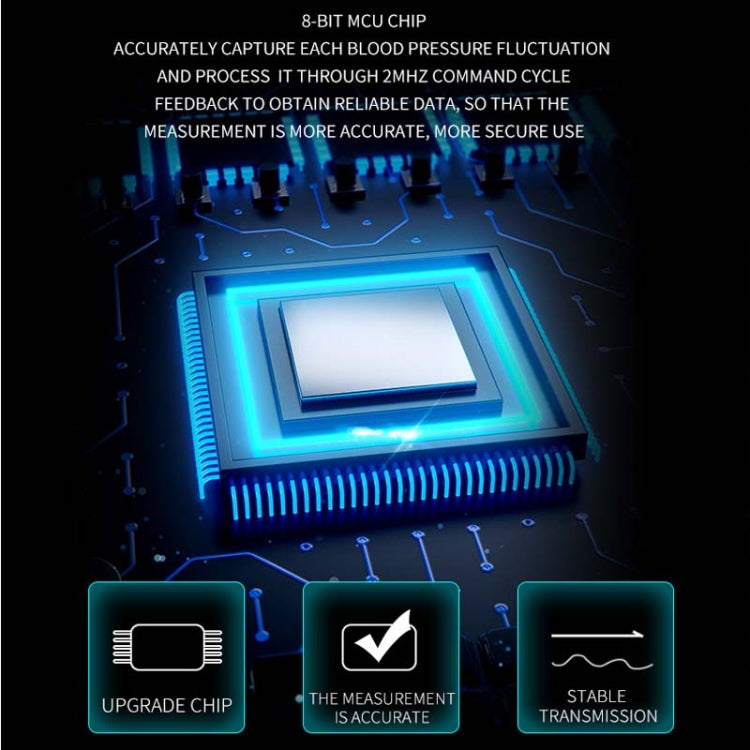 Wrist Type Electronic Blood Pressure Monitor Home Automatic Wrist Type Blood Pressure Measurement, Style: Live Voice Broadcast(White English) - free shipping - PMC TechLife - Order now!