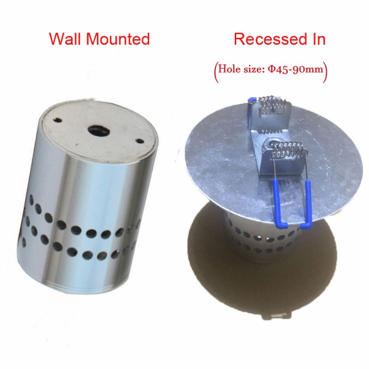 3W Modern Interior Creative Spiral Round Wall Lamp for Club, KTV, Corridor, Aisle, Background Wall Decoration Lamp Wall Mounted(Blue Light) -  by PMC TechLife | Online Shopping South Africa | PMC TechLife