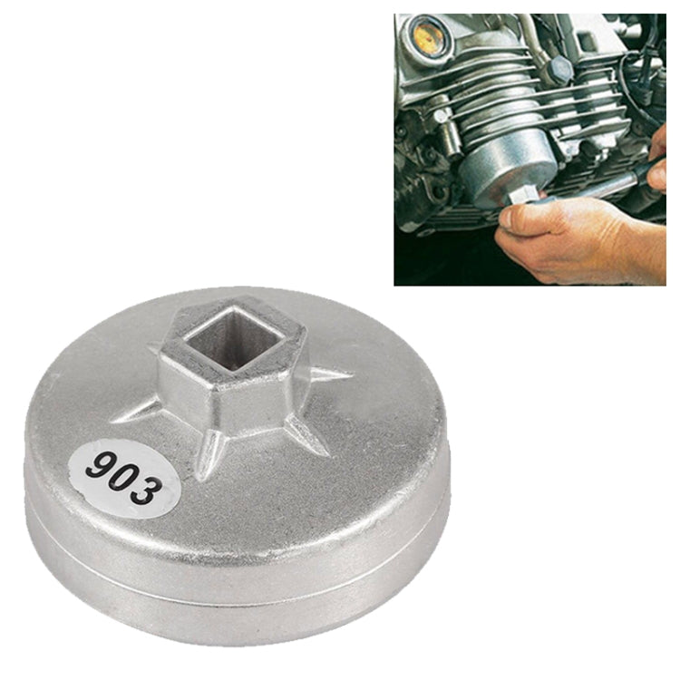 903 74mm 14 Flute Aluminum Oil Filter Wrench Socket Remover Tool for BMW AUDI Benz - Hand Tool Sets by PMC TechLife | Online Shopping South Africa | PMC TechLife