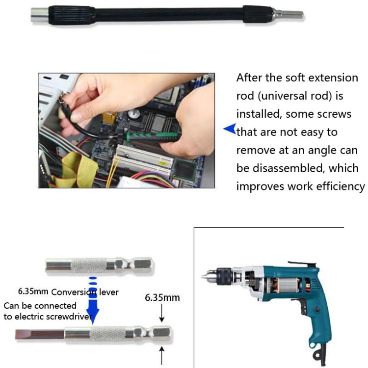 60 in 1 S2 Mobile Phone Notebook Computer Disassembly Tool Repair Phillips Screwdriver(Black) - Screwdriver Set by PMC TechLife | Online Shopping South Africa | PMC TechLife