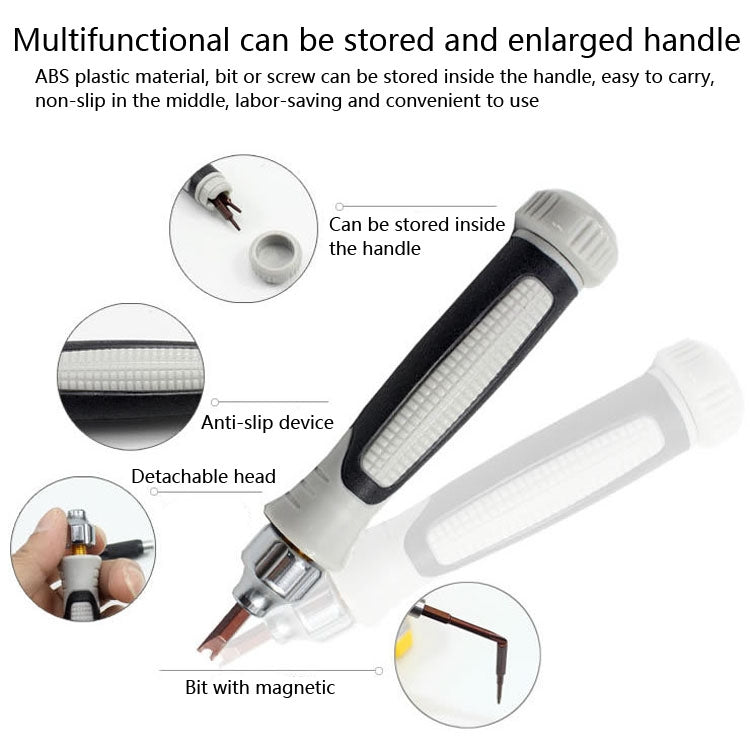 60 in 1 S2 Mobile Phone Notebook Computer Disassembly Tool Repair Phillips Screwdriver(Black) - Screwdriver Set by PMC TechLife | Online Shopping South Africa | PMC TechLife