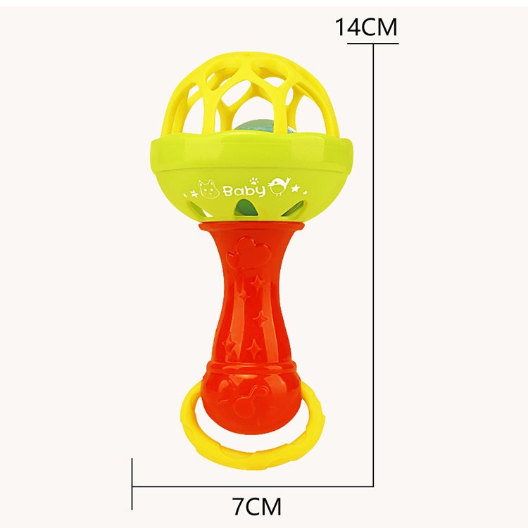 Baby Rattles Toy Intelligence Grasping Gums Plastic Hand Bell Rattle Funny Educational Toy���Color Random Delivery - Baby Toys by PMC TechLife | Online Shopping South Africa | PMC TechLife