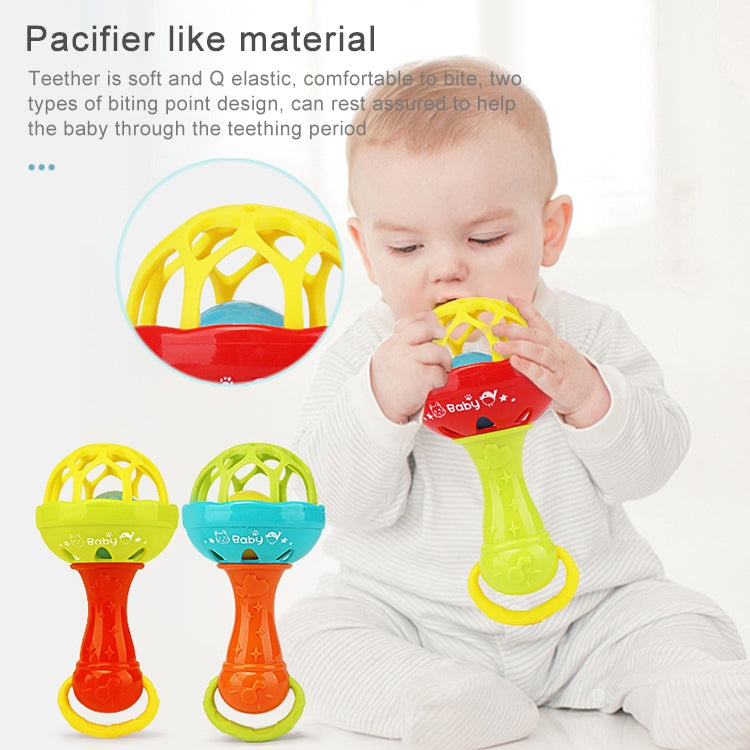 Baby Rattles Toy Intelligence Grasping Gums Plastic Hand Bell Rattle Funny Educational Toy���Color Random Delivery - Baby Toys by PMC TechLife | Online Shopping South Africa | PMC TechLife